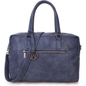 Wimona Milena 2025 Dames Laptoptas - 15,6 inch - Blauw