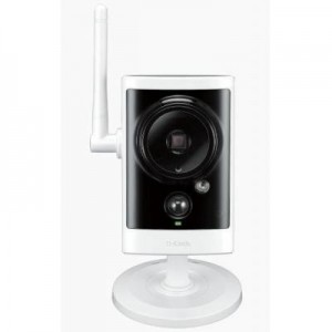 D-Link beveiligingscamera: Outdoor HD Wireless Network Cloud Camera - Zwart, Wit