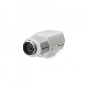 Panasonic beveiligingscamera: 1/3" CCD, SNR 52dB, AWC, ATW, compact day/night fixed camera - Wit