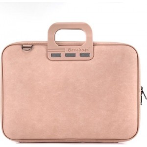 Bombata 15,6 inch Laptoptas Denim Jeans - 15 - Pastel Roze