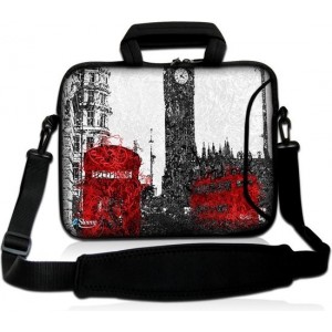 Sleevy 17,3 laptoptas artistiek Londen