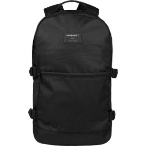 Sandqvist Schooltas Backpack Peter 13 Inch Zwart