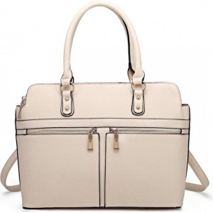 Miss Lulu Dames Handtas Beige