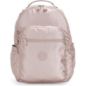 Kipling Seoul Rugzak - Metallic Rose