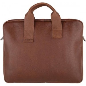 MYOMY My Philip Bag Laptoptas - 15 inch - Rambler brandy