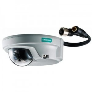 Moxa beveiligingscamera: VPORT P06-1MP-M12-MIC-CAM36-CT - Wit
