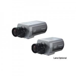 Panasonic beveiligingscamera: 1/3" CCD, digital zoom 2x, NTSC, PAL - Grijs