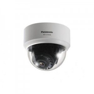 Panasonic beveiligingscamera: 1/3" CCD, LED IR, 650 TV lines, SNR 52dB, fixed dome camera - Wit