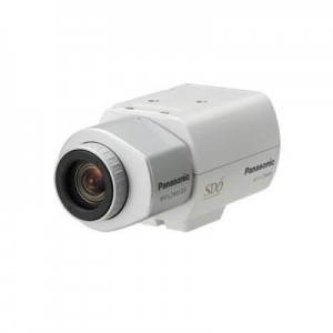 Panasonic beveiligingscamera: 650TVL, F1.4, WDR, BLC, AGC, 1.7.62 cm (3") CCD, 976 x 582, 170g, White - Wit