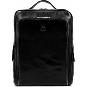 Leren Rugzak Zwart - THE SUN ALSO RISES, Rugtas, Laptoptas, 13 inch