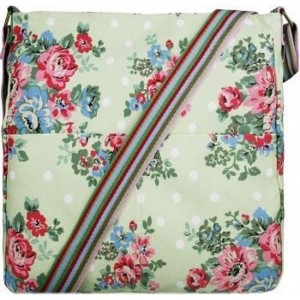 MISS LULU Canvas Schoudertas - Flower - L1104F GN)