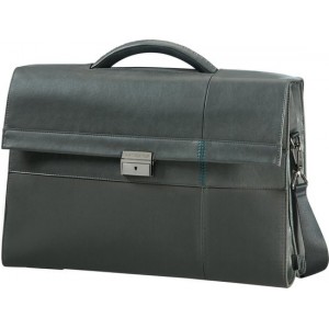 "Samsonite Laptop-Aktetas - Formalite Briefcase 2 Gussets 15.6"" Grey"