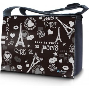 Laptoptas / messengertas 17,3 love Paris - Sleevy