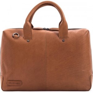 Plevier Basalt businesstas 15.6 inch cognac.