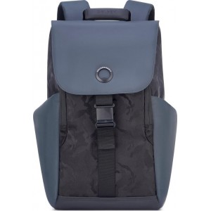 Delsey Securflap Laptop Backpack - Anti Diefstal - 1 Compartment - 15 inch - Black Camo