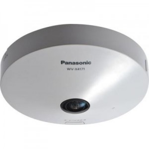 Panasonic beveiligingscamera: 360-degree, H.265, 9MP, MOS - Wit