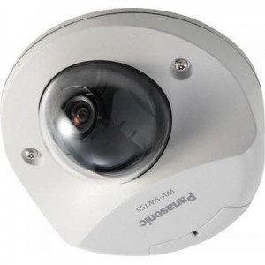 Panasonic beveiligingscamera: WV-SW155, 1.3MP,IP66, H.264/JPEG - Wit
