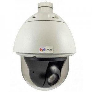 ACTi beveiligingscamera: 4MP, 1/3" CMOS, 30fps@1080p, 33x Zoom, 360°, IP67/IK10 - Wit