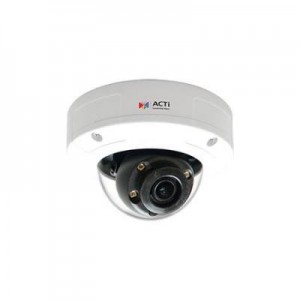 ACTi beveiligingscamera: CMOS, 1/2.8", 2048x1536px, 30m IR, 63.5x99mm, 360g, Black/White - Zwart, Wit