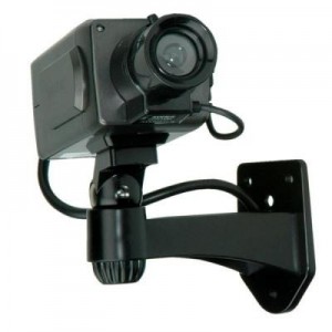Value beveiligingscamera: Dummy Indoor Camera with LED Flashlight black