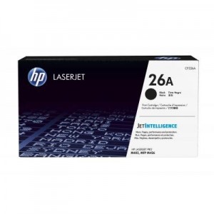 HP toner: 26A zwart voor o.a LaserJet Pro M402d & M402dw