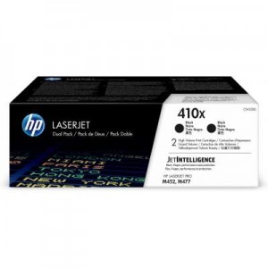 HP toner: 410X 2-pack zwart voor o.a voor LaserJet Pro M452 & M477