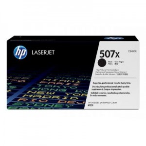 HP toner: 507X zwart voor o.a Color LaserJet Enterprise M551