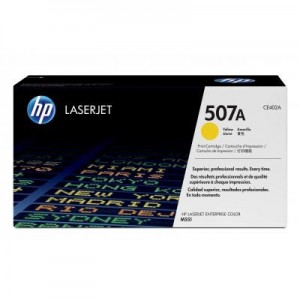 HP toner: 507A geel voor o.a Color LaserJet Enterprise