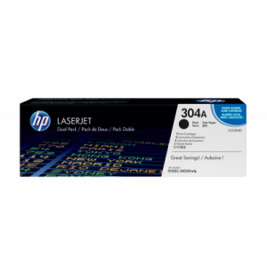 HP toner: 304A 2-pack zwart o.a voor LaserJet CP2025 & CM2320