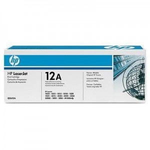 HP toner: 12A - Zwart - Dual-pack