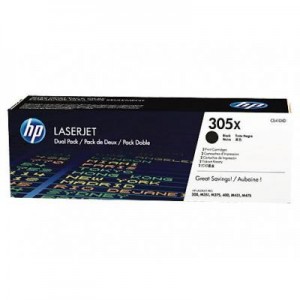 HP toner: 305X - Zwart - dual-pack LaserJet Toner Cartridges