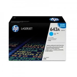 HP toner: 643A - Cyaan