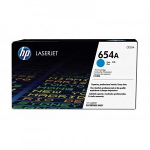 HP toner: 654A originele cyaan voor o.a LaserJet Enterprise M651dn