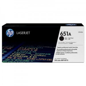 HP toner: 651A - Zwart