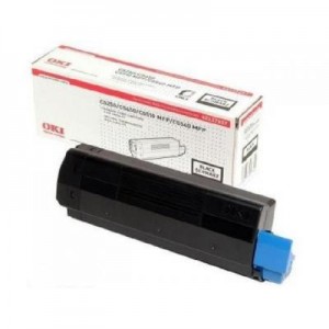 OKI toner: Black Toner Cartridge - Zwart