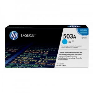 HP toner: 503A cyaan voor o.a Color LaserJet CP3505