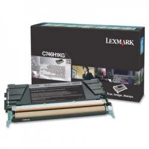 Lexmark toner: C746H1KG - Zwart