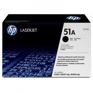 HP toner: 51A - Zwart