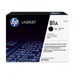 HP toner: 81A zwart voor o.a. LaserJet M630z & M630dn