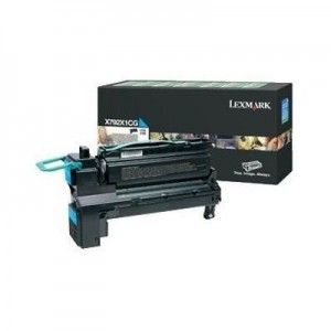 Lexmark toner: X792 20K cyaan retourprogramma printcartr.