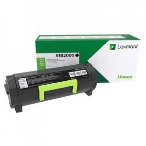 Lexmark toner: 51B2000 - Zwart