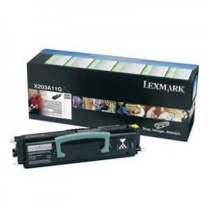 Lexmark toner: X203n, X204n retourprogramma tonercartridge, 2.5K - Zwart