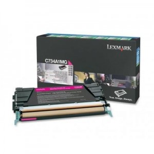 Lexmark toner: C73x, X73x 6K magenta retourprogr. tonercartr.