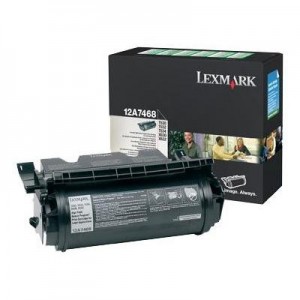 Lexmark toner: T63x 21K retourprogramma etiketten-printcartr. - Zwart