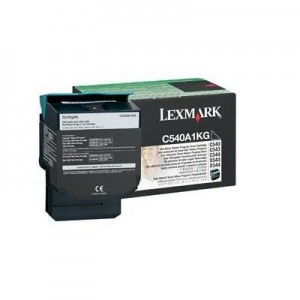 Lexmark toner: C54x, X54x 1K zwarte retourprogr. tonercartr.