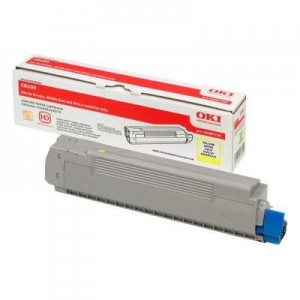 OKI toner: Geel Tonercartridge voor C8600