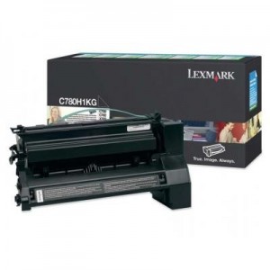 Lexmark toner: C78x, X782e 10K zwarte retourprogr. printcartr.