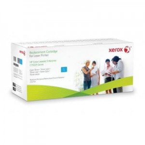 Xerox toner: Cyaan toner cartridge. Gelijk aan HP CE271A. Compatibel met HP Colour LaserJet CP5525