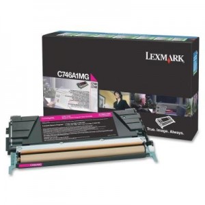 Lexmark toner: C746, C748 7K magenta retourprogr tonercartr