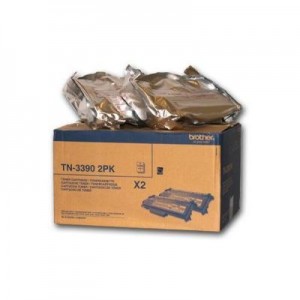 Brother toner: TN-3390 Twin - Zwart